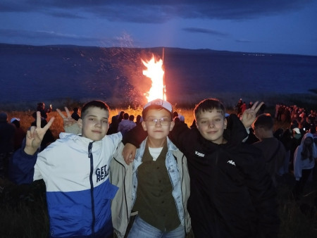 Открытие первой лагерной смены